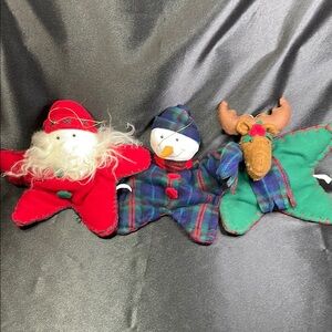 Festive Trio Holiday Plush Decor